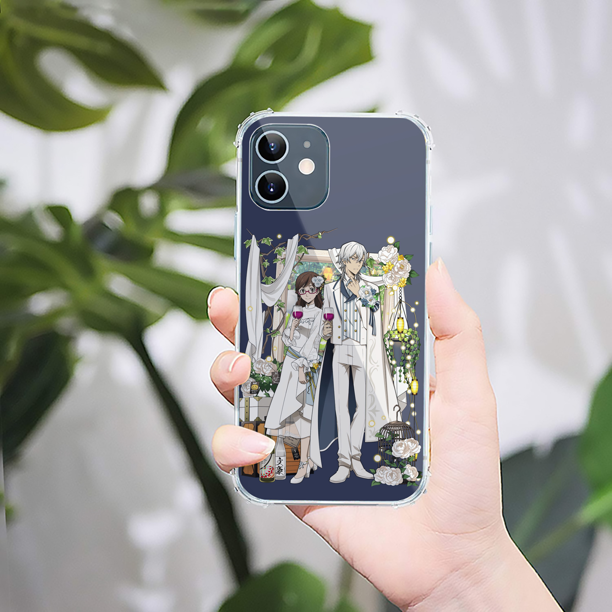 （画像用） 文豪ストレイドッグス Bungo Stray Dogs 【iPhone 12シリーズ対応】透明スマホケース（クリアソフトケース）